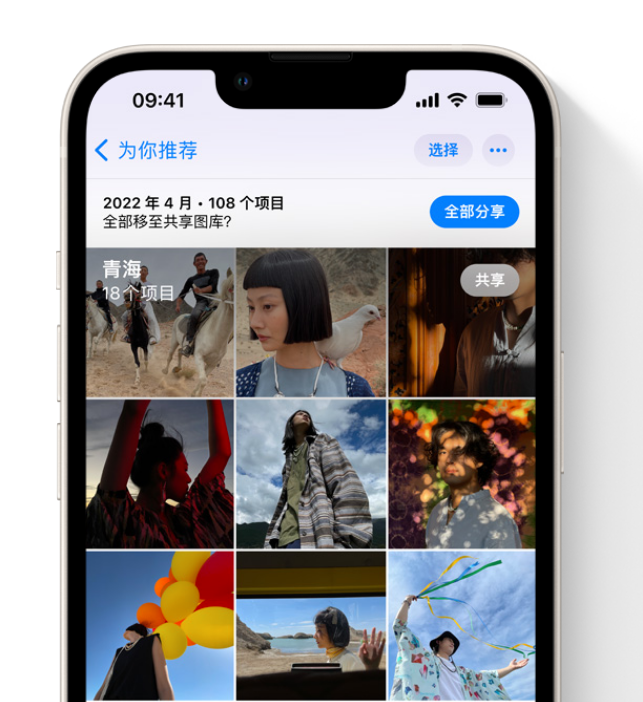 宜兴苹果维修网点分享在 iPhone 上使用共享图库 