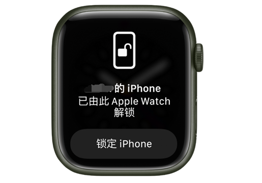 宜兴苹果手机维修分享用 AppleWatch 解锁配备面容 ID 的 iPhone方法 