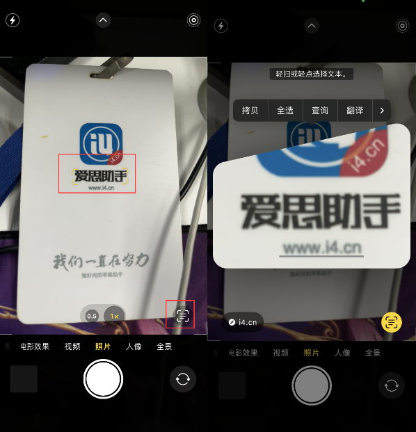 宜兴苹果手机维修分享升级iOS 16后如何通过相机翻译文本 