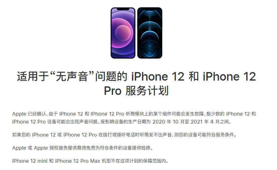 宜兴苹果手机维修分享iPhone 12/Pro 拨打或接听电话时无声音怎么办 