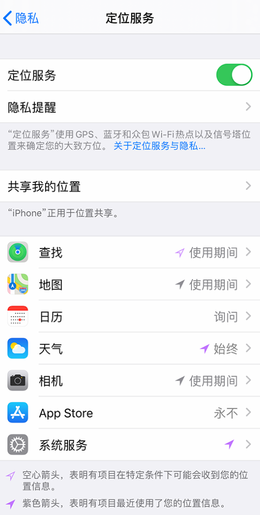 宜兴苹果手机维修分享iPhone 状态栏中时间显示为蓝色图标是什么情况 